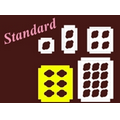 Standard 2.625 Oz. Cupcake Insert w/ 6 Openings